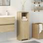 Preview: Badezimmerschrank Sonoma-Eiche 30x30x95 cm Holzwerkstoff