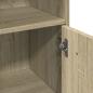 Preview: Badezimmerschrank Sonoma-Eiche 30x30x95 cm Holzwerkstoff
