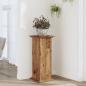 Preview: ARDEBO.de - Pflanzenständer Altholz-Optik 33x33x80 cm Holzwerkstoff
