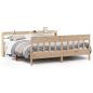 Preview: Massivholzbett ohne Matratze 180x200 Kiefernholz
