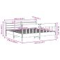 Preview: Massivholzbett ohne Matratze 180x200 Kiefernholz