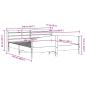 Preview: Massivholzbett ohne Matratze 200x200 cm Kiefer