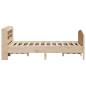 Preview: Massivholzbett ohne Matratze 150x200 cm Kiefernholz