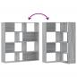 Preview: Eck-Bücherregal 4 Etagen Grau Sonoma 85x85x140 cm Holzwerkstoff