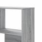 Preview: Eck-Bücherregal 4 Etagen Grau Sonoma 85x85x140 cm Holzwerkstoff