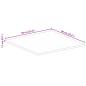 Preview: Tischplatte 60x60x1,5 cm Quadratisch Raues Massivholz Mango