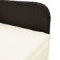 Preview: 11-tlg. Garten-Bistro-Set mit Kissen Schwarz Poly Rattan