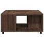 Preview: Couchtisch Braun Eichen-Optik 80x80x40 cm Holzwerkstoff