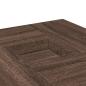 Preview: Couchtisch Braun Eichen-Optik 80x80x40 cm Holzwerkstoff