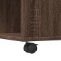 Preview: Couchtisch Braun Eichen-Optik 80x80x40 cm Holzwerkstoff