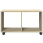 Preview: Rollschrank Sonoma-Eiche 72x33x42,5 cm Holzwerkstoff