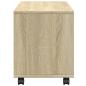 Preview: Rollschrank Sonoma-Eiche 72x33x42,5 cm Holzwerkstoff