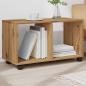 Preview: ARDEBO.de - Rollschrank Artisan-Eiche 72x33x42,5 cm Holzwerkstoff