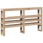 Preview: Massivholzbett ohne Matratze 150x200 cm Kiefernholz