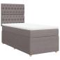 Preview: Boxspringbett mit Matratze Taupe 90x200 cm Stoff