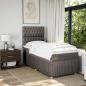 Preview: Boxspringbett mit Matratze Taupe 90x200 cm Stoff