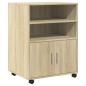 Preview: Rollschrank Sonoma-Eiche 60x48x81 cm Holzwerkstoff