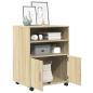 Preview: Rollschrank Sonoma-Eiche 60x48x81 cm Holzwerkstoff