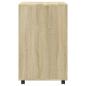 Preview: Rollschrank Sonoma-Eiche 60x48x81 cm Holzwerkstoff