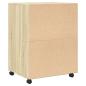 Preview: Rollschrank Sonoma-Eiche 60x48x81 cm Holzwerkstoff