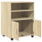 Preview: Rollschrank Sonoma-Eiche 60x48x81 cm Holzwerkstoff