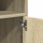 Preview: Rollschrank Sonoma-Eiche 60x48x81 cm Holzwerkstoff