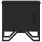 Preview: Nachttische 2 Stk. Schwarz 40x30x40 cm Holzwerkstoff