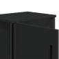 Preview: Nachttische 2 Stk. Schwarz 40x30x40 cm Holzwerkstoff