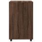 Preview: Rollschrank Braun Eichen-Optik 60x48x81 cm Holzwerkstoff