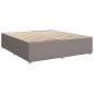 Preview: Boxspringbett mit Matratze Taupe 180x200 cm Stoff
