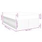 Preview: Boxspringbett mit Matratze Dunkelgrau 140x200 cm Samt