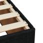 Preview: Boxspringbett mit Matratze Schwarz 80x200 cm Stoff