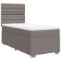 Preview: Boxspringbett mit Matratze Taupe 100x200 cm Stoff