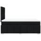 Preview: Boxspringbett mit Matratze Schwarz 120x190 cm Stoff