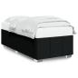 Preview: Bettgestell Schwarz 80x200 cm Stoff