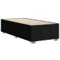 Preview: Bettgestell Schwarz 80x200 cm Stoff