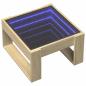 Preview: Couchtisch mit Infinity-LED Sonoma-Eiche 50x53x30 cm