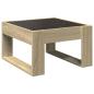 Preview: Couchtisch mit Infinity-LED Sonoma-Eiche 50x53x30 cm