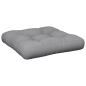 Preview: Palettenkissen Grau 58x58x10 cm Stoff