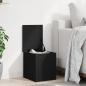 Preview: Truhe Schwarz 30x35x35 cm Holzwerkstoff
