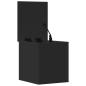 Preview: Truhe Schwarz 30x35x35 cm Holzwerkstoff