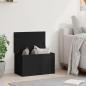 Preview: Truhe Schwarz 60x35x35 cm Holzwerkstoff