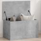 Preview: ARDEBO.de - Truhe Betongrau 60x35x35 cm Holzwerkstoff