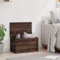 Preview: Truhe Braun Eichen-Optik 60x35x35 cm Holzwerkstoff