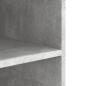 Preview: Wandregal Betongrau 75x35x60 cm Holzwerkstoff