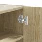 Preview: Wandregal Sonoma-Eiche 75x35x60 cm Holzwerkstoff