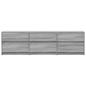 Preview: TV-Schrank mit LED-Beleuchtung Grau Sonoma 180x34x50 cm