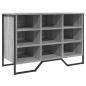 Preview: Schuhregal Grau Sonoma 90x38x61,5 cm Holzwerkstoff
