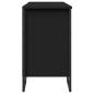 Preview: Waschbeckenunterschrank Schwarz 91x35x60 cm Holzwerkstoff