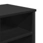 Preview: Waschbeckenunterschrank Schwarz 91x35x60 cm Holzwerkstoff